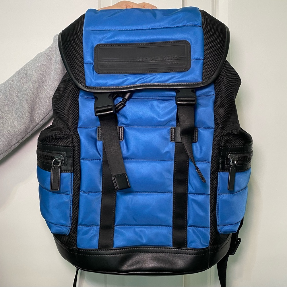 MICHAEL KORS KENT SPORT BLUE BACKPACK NWT
